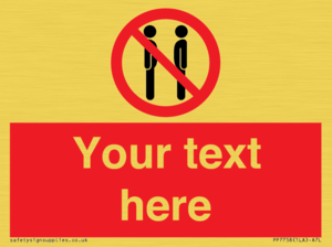 Custom prohibition not face to face